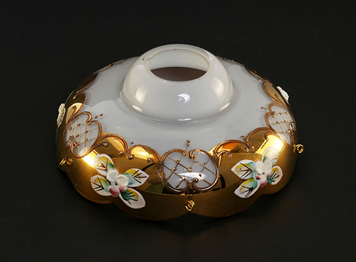 Розетка Смальта белая №0156