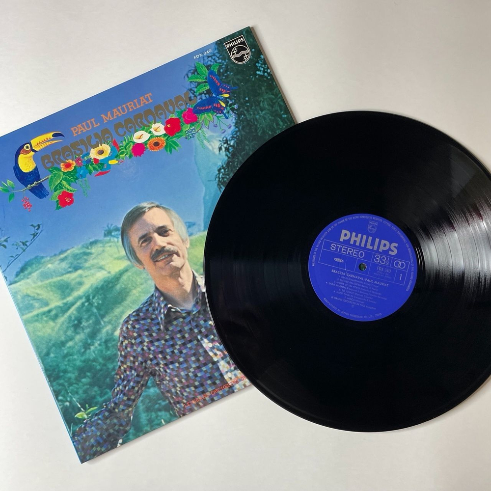 Винтажная виниловая пластинка LP Paul Mauriat Поль Мориа Brasilia Carnaval (Japan 1977) (No Obi) Feelings