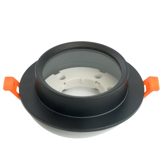 Светильник встраиваемый Feron DL504 потолочный GX53 черный круг IP44 51102