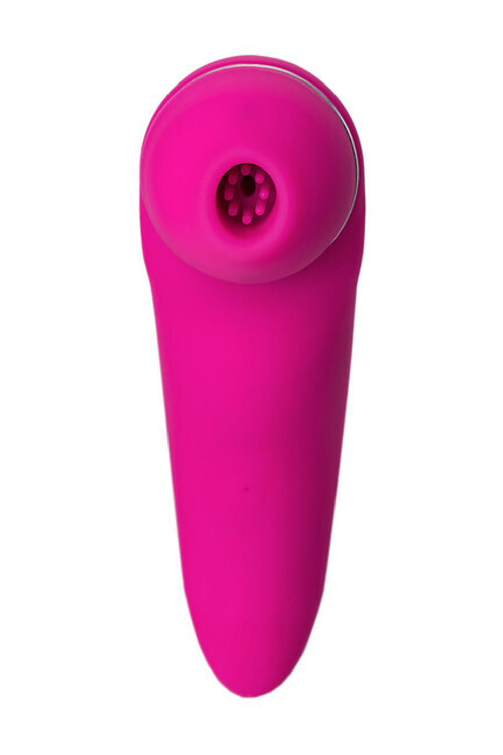 Вакуум-волновой бесконтактный стимулятор клитора с вибрацией (10 режимов + 16 режимов) (Цвет: ярко-розовый)