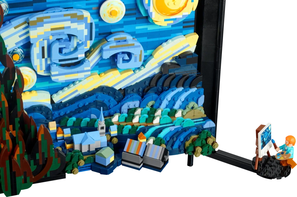 Конструктор LEGO Ideas 21333 Винсент Ван Гог: Звёздная ночь