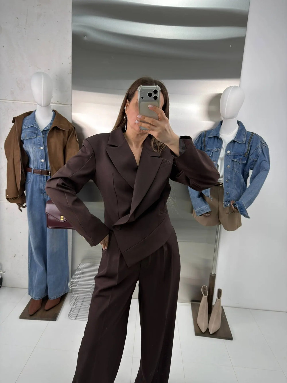 Костюм женский арт. М-55 цвет "шоколад"