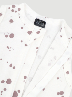 Песочник без рукавов Mjölk Sleep and Play Кляксы, уценка