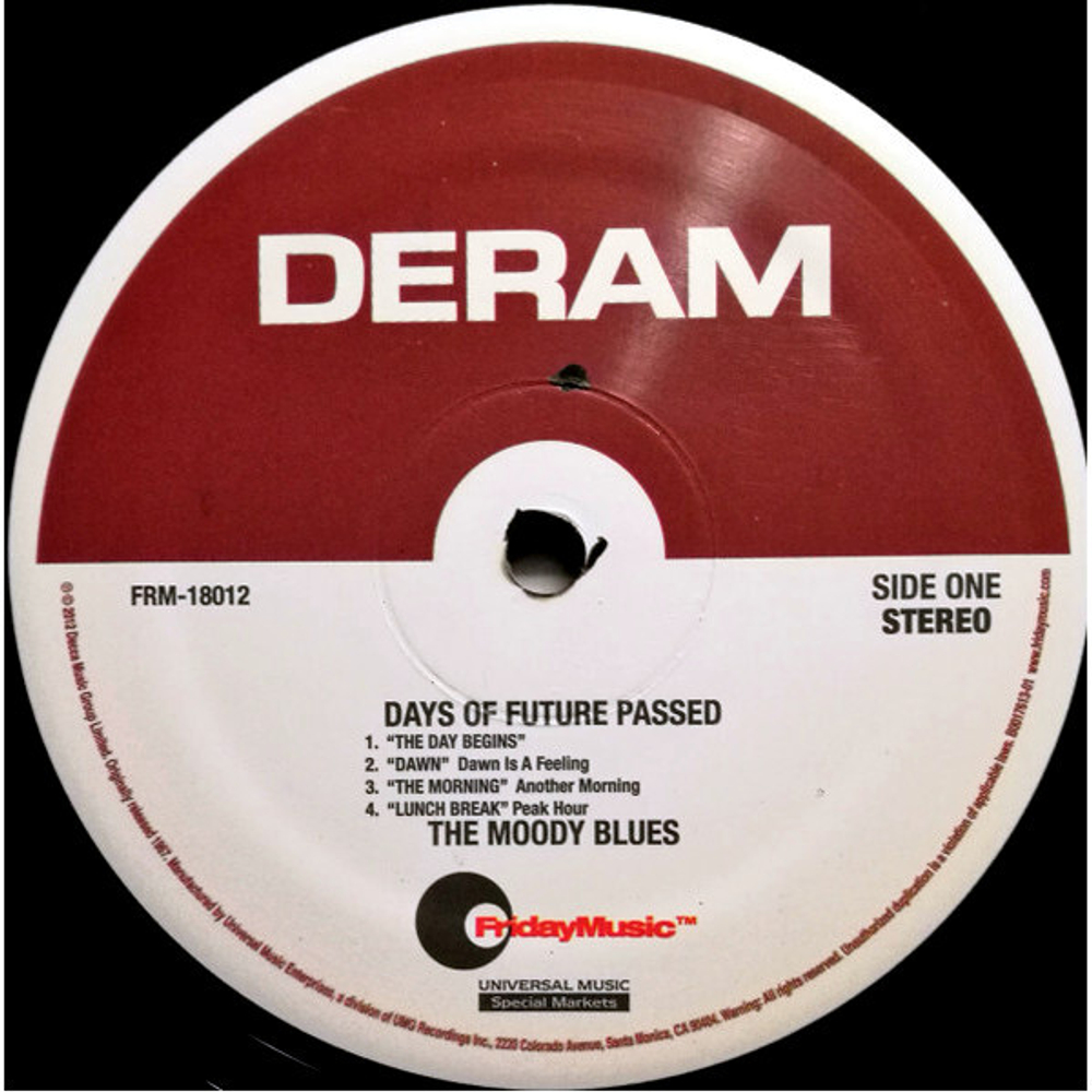 The Moody Blues With The London Festival Orchestra / Days Of Future Passed (LP)