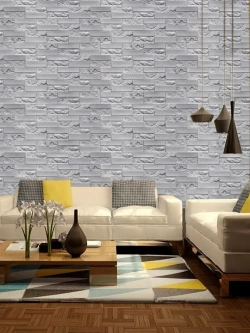 Декоративная стеновая панель ПВХ Кирпич облицовочный бетонный 977х490 мм