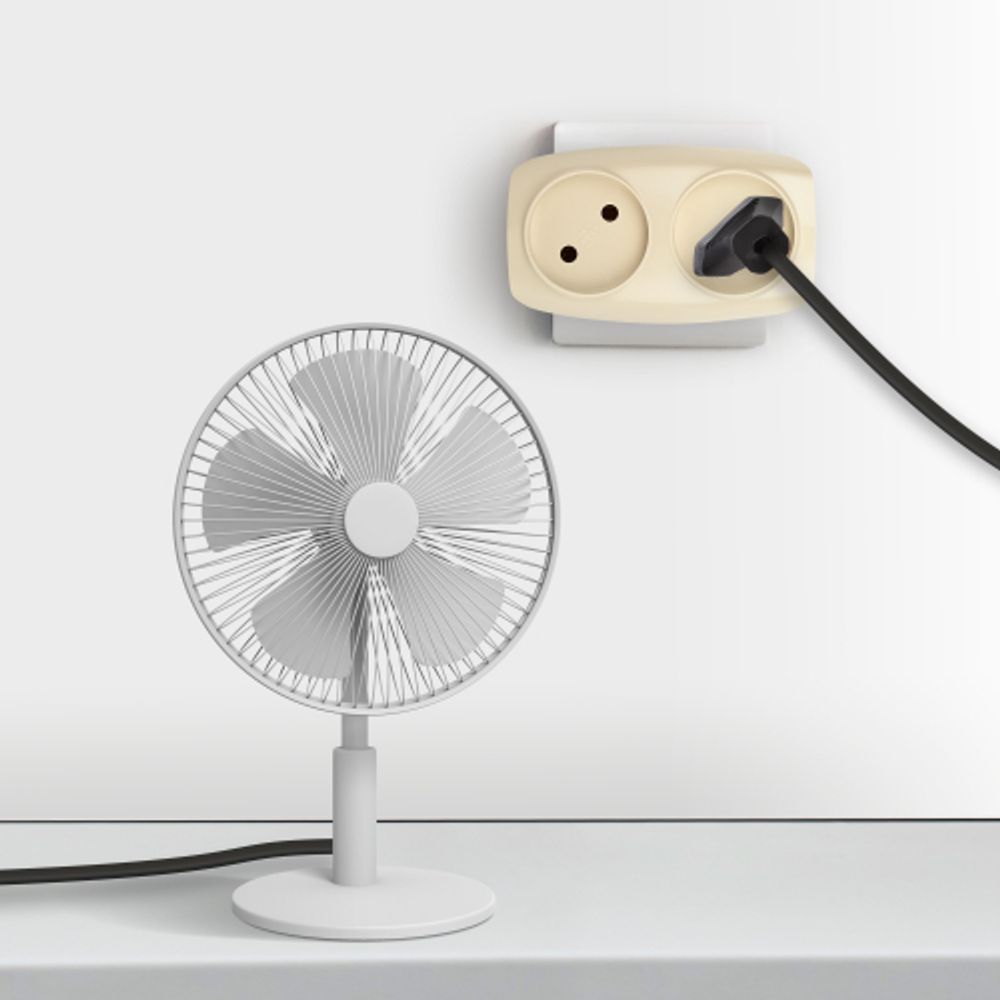 Разветвитель электрический ЭРА SP-2-I на 2 розетки без заземления 16А слоновая кость