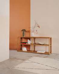 Прозрачная стеклянная ваза Claudia 25 см