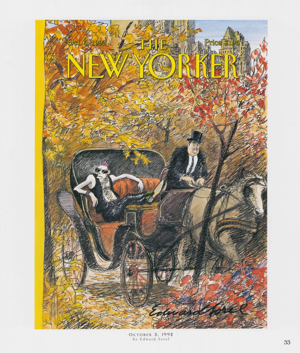 Постер журнала The New Yorker 05-10-1992, двусторонний