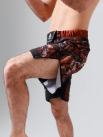 Шорты мужские спортивные для мма mma с разрезами