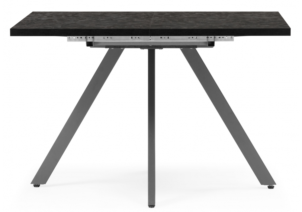 Стол деревянный Woodville Райн 32 116(160)x77 раздвижной малави, серый, ножки серые