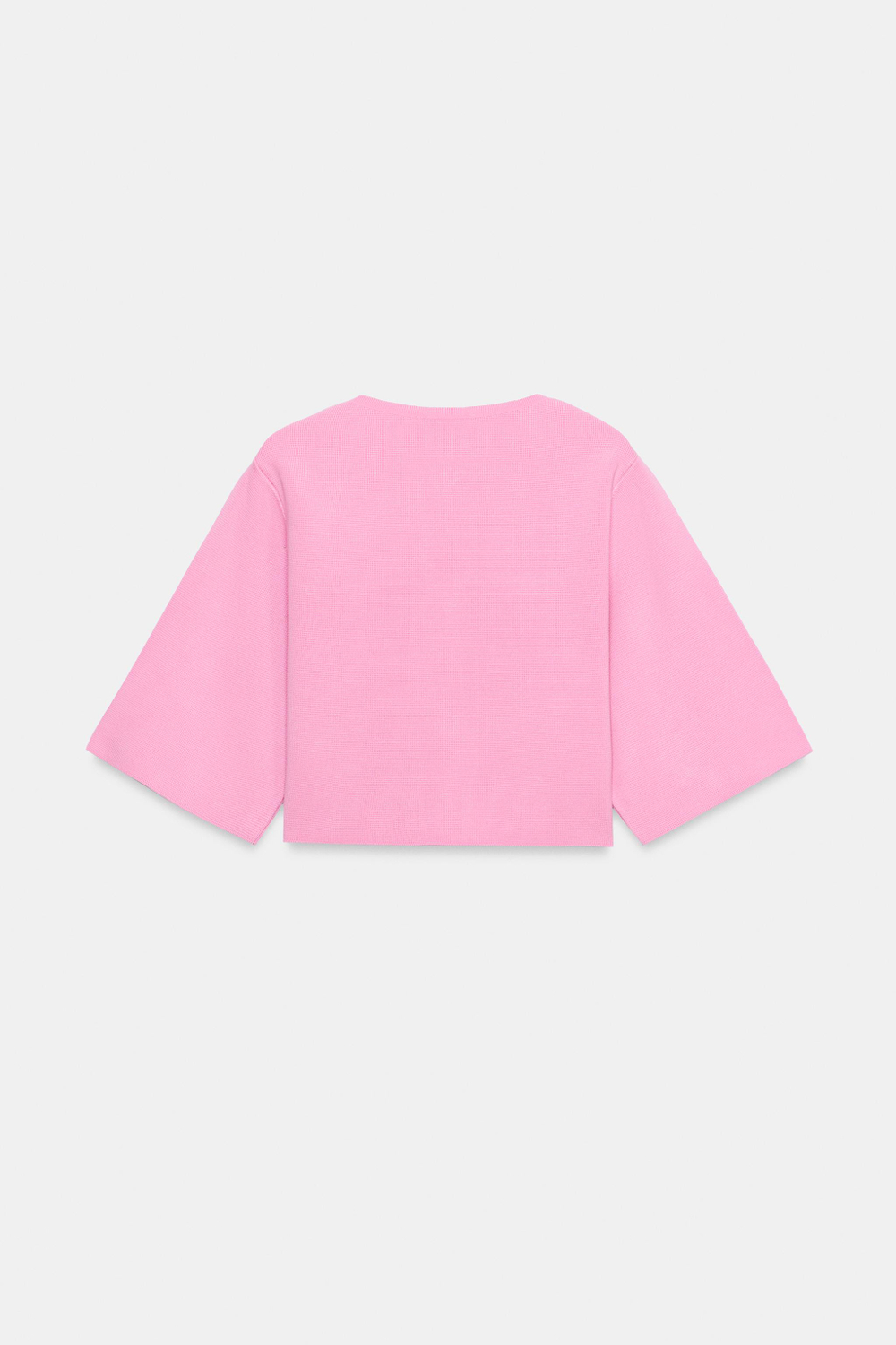 ZARA УКОРОЧЕННЫЙ КАРДИГАН С ОБТЯЖНЫМИ ПУГОВИЦАМИ, РОЗОВЫЙ