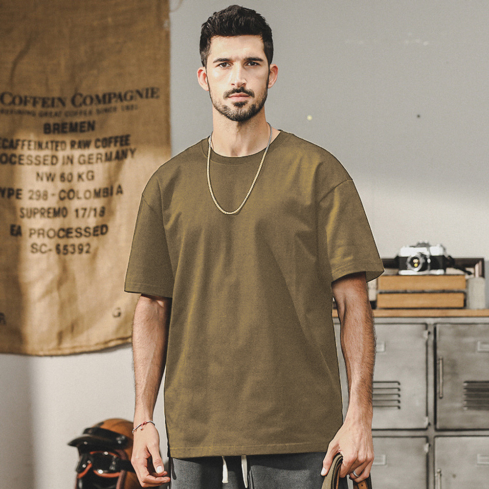 Футболка мужская короткий рукав ,круглый ворот,гладкий хлопок 250 г .