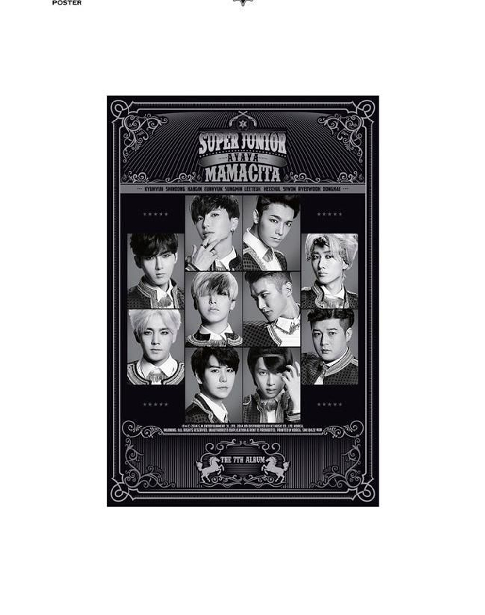 Альбом SUPER JUNIOR - MAMACITA 7th Album