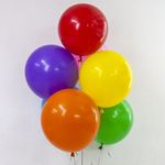 Шар (18''/46 см) Оранжевый, пастель, 1 шт.