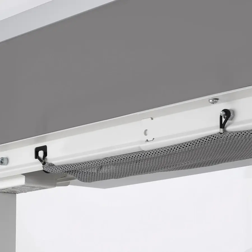 Письменный стол  - IKEA RODULF /РОДУЛЬФ  ИКЕА, 140х80 см, белый/серый