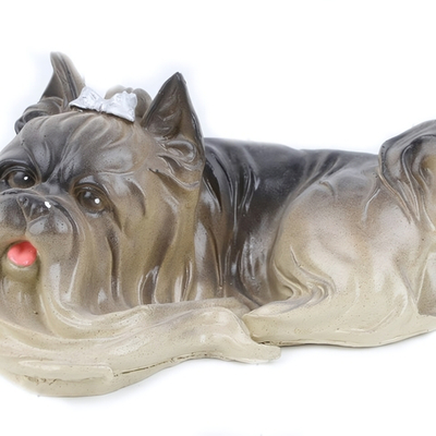 Копилка из гипса «Йорк лежачий» 22*20см