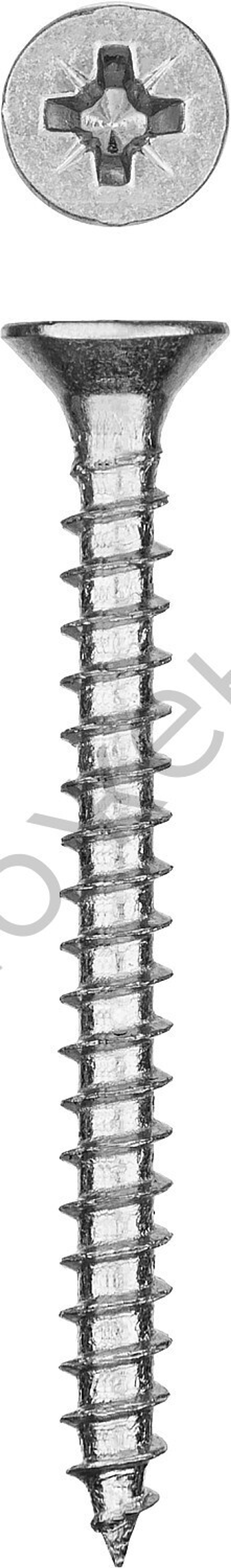 ЗУБР СУ-Б 45 x 5.0 мм, белый цинк, универсальный саморез, 3500 шт (300370-50-045)