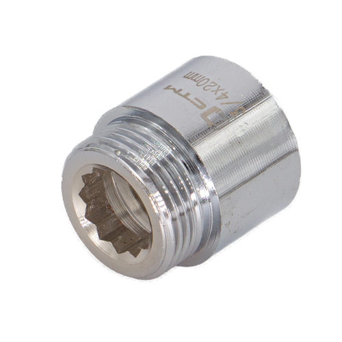 Удлинитель СТМ 3/4", внутренняя/наружная резьба, 50 мм