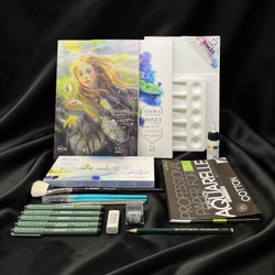 Художественный набор «БЕЛЫЕ ночи», рисование акварелью