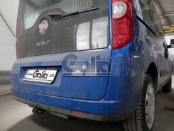Фаркоп оцинкованный Galia F111A для FIAT Doblo 2010-, Opel Combo 2012-(паспорт и сертификат в комплекте)(без электрики)