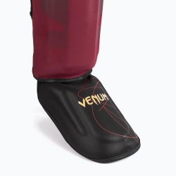 Шингарды Venum Tactical XT Shinguards black/burgundy/gold