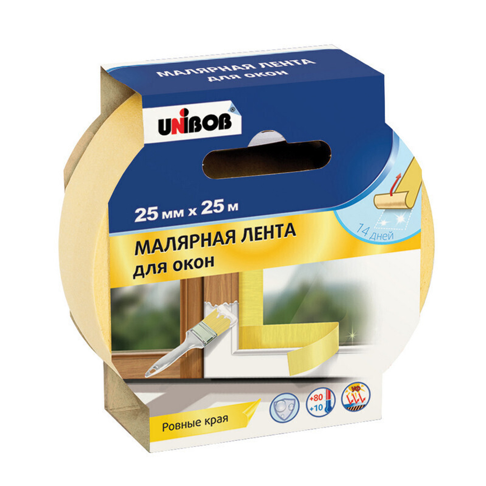 Скотч Unibob 25мм*25м для Желтый не оригинал