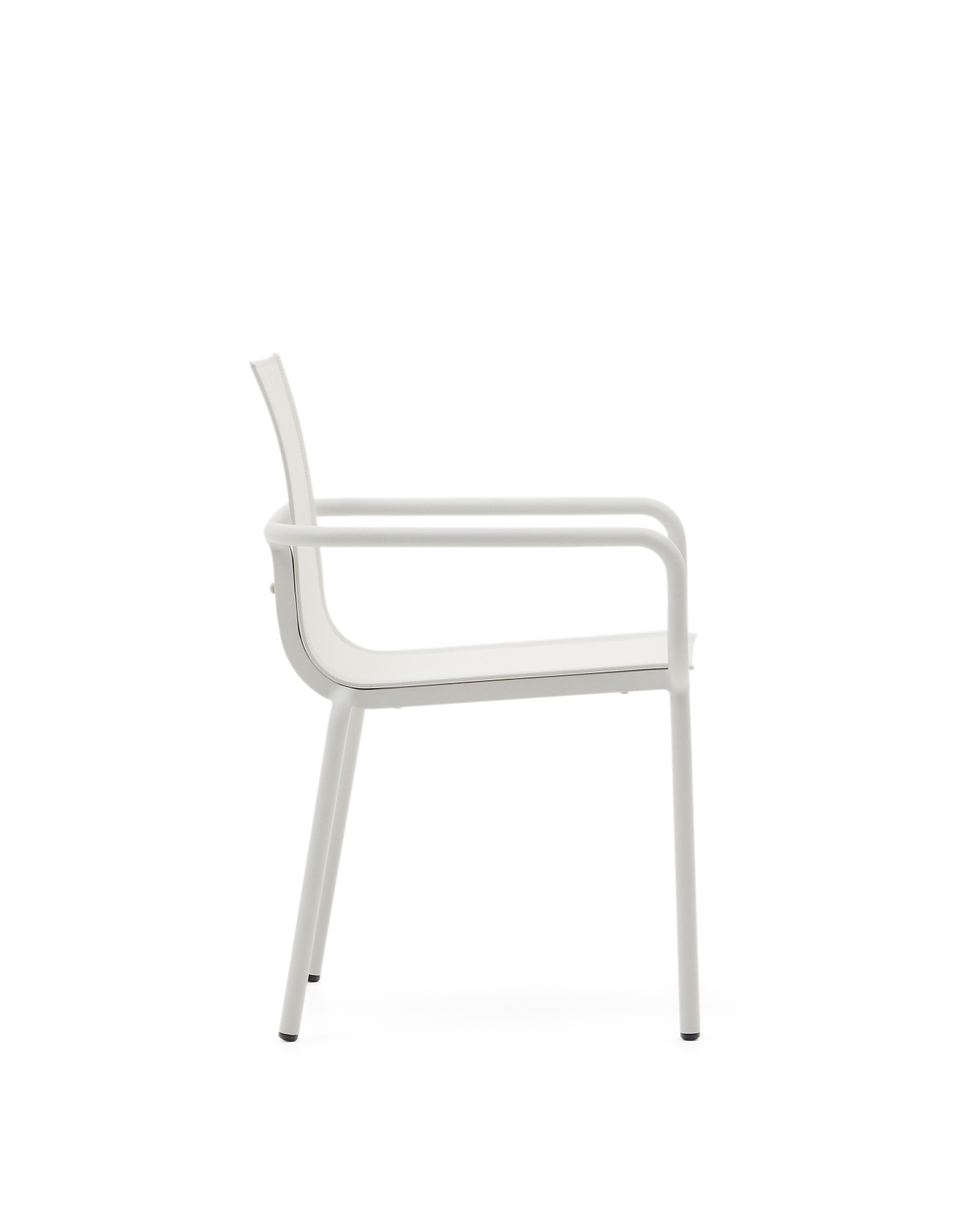 Galdana Штабелируемый садовый стул из белого алюминия
