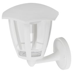 Садово-парковый светильник ЭРА «Дели 1» ДБУ 07-8-005 3000К белый 6-гранный настенный IP44 светодиодный 8Вт 3000K | Садово-парковые светильники