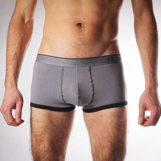 Мужские трусы хипсы серые Calvin Klein Boxer Grey 0-01CK00499