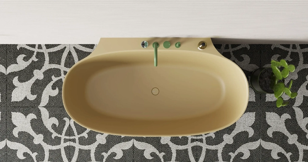 Ванна ALDA WALL 170 матовая покраска по RAL полностью