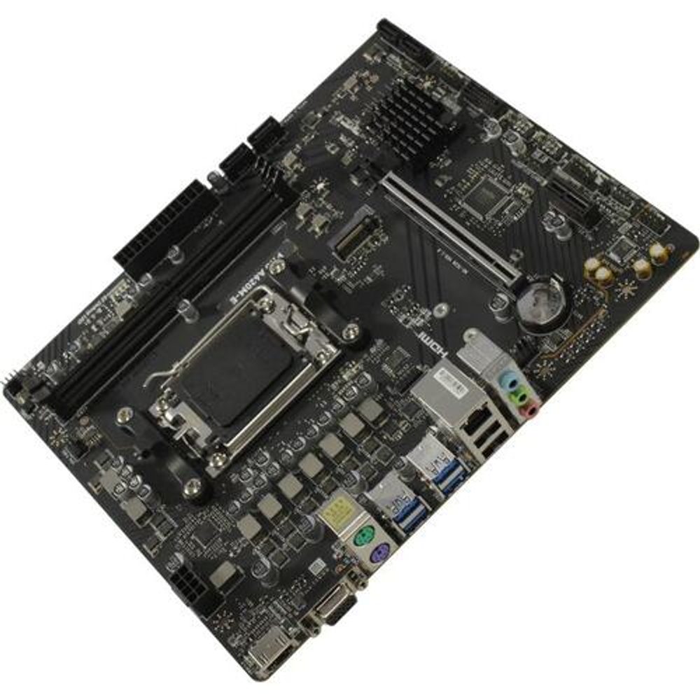Мат. плата MSI PRO A620M-E SocketAM5 AMD A620 2xDDR5 RAID+VGA+HDMI  mATX AC`97 8ch(7.1) GbLAN