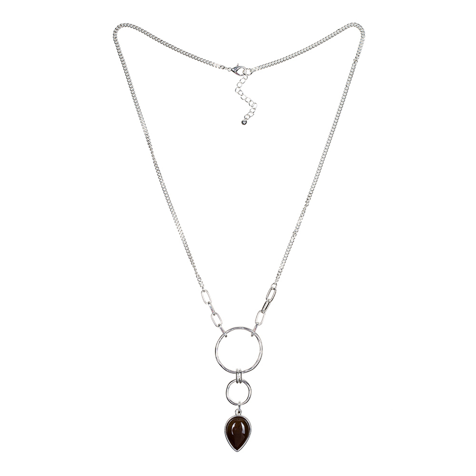 Колье Fiore Luna COFFE AGATE LN3171-3 BR/S