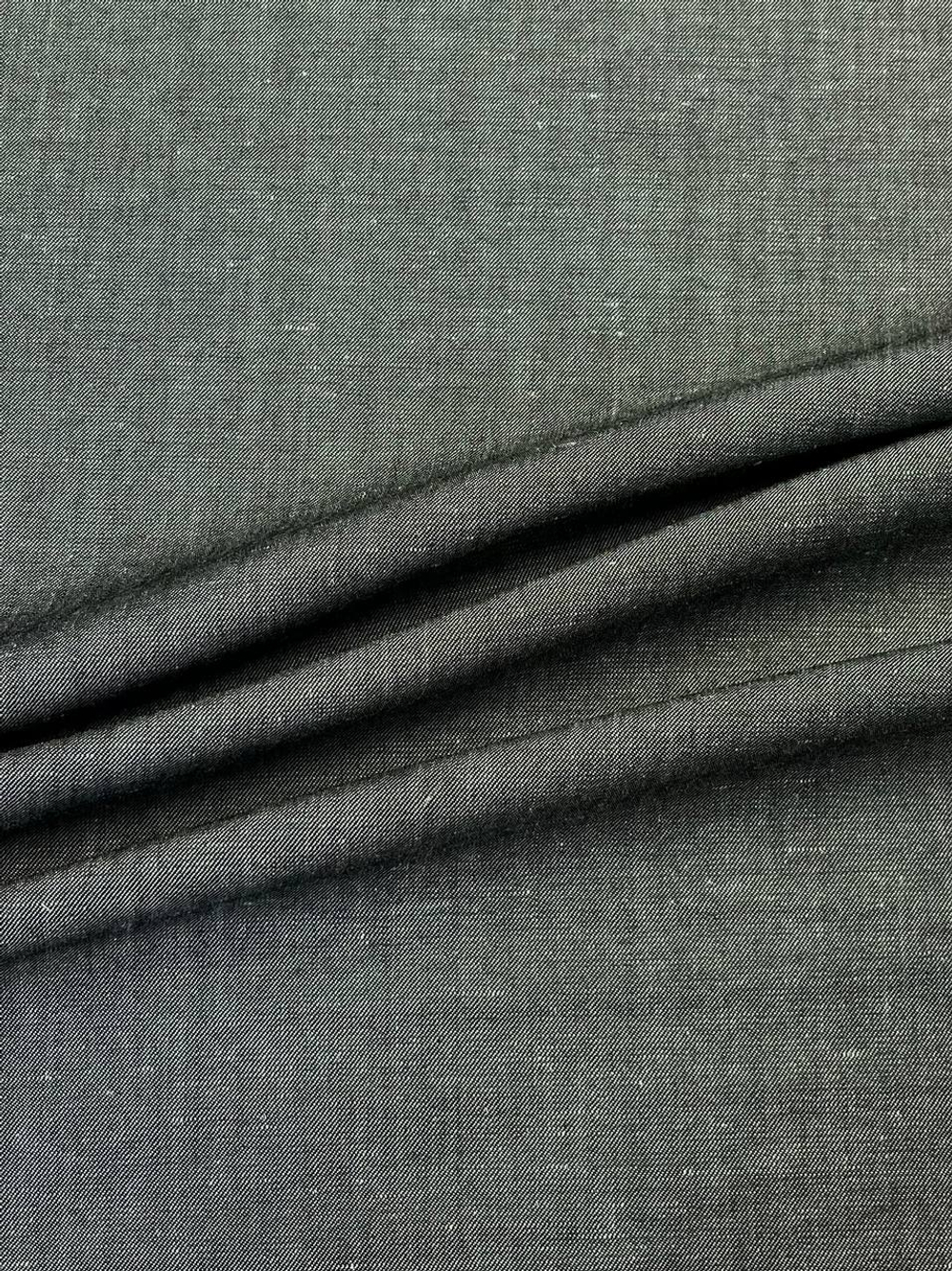 Лен с шерсть и шелком Loro Piana темно-мятный