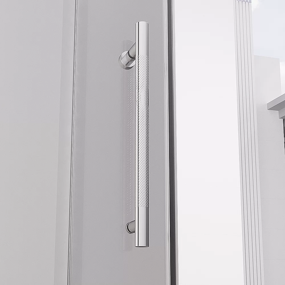 Душевая дверь Veconi Premium Alassio CH AL-150-00-CH-C4 150 стекло прозрачное осветленное/профиль хром
