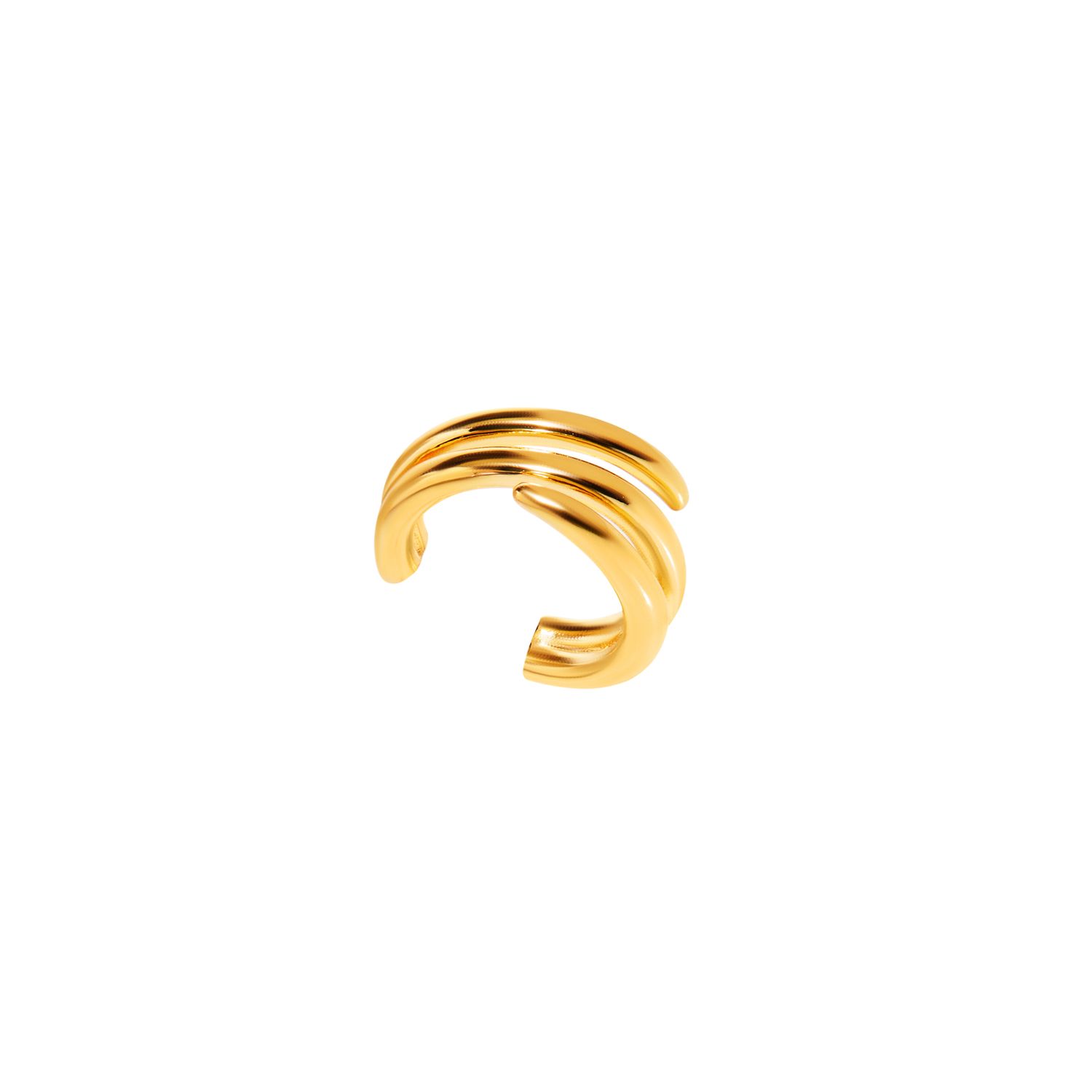Кафф Golden Triple Asymmetric Cuff