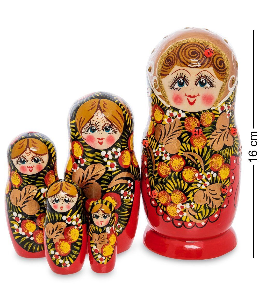 Народные промыслы МР-11/ 8 Матрешка 5м «Варенька» ср.
