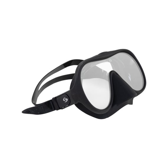 Маска Scorpena N4 безрамочная черный