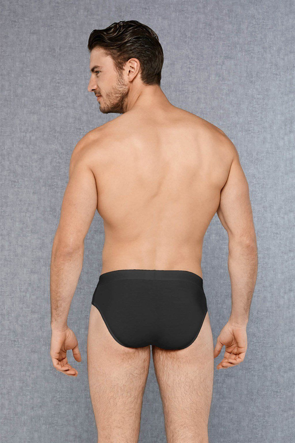 Набор из 3 трусов-брифов Doreanse Basic Cotton: темно-серые, бордовые, темно-синие (Размер: XL) (Цвет: разноцветный)