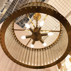 Люстра Cloyd RODERIC C6 / Ø61 см - латунь брашир. (арт.10641)