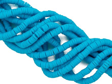 Нить каучуковых бусин 4мм