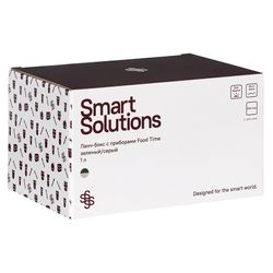 Ланч-бокс с приборами Food Time, 1 л, серый