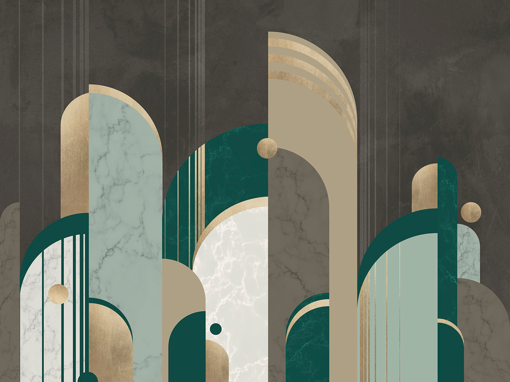 Дизайнерские обои Wall Street Deco