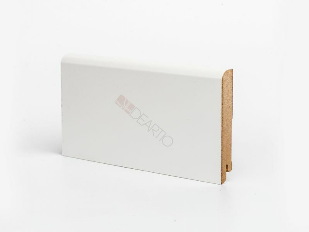 Плинтус МДФ Деартио U 102-100 белый 100х16х2050