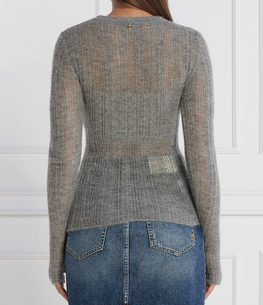 Хлопковый свитер Pinko - серый(102244 A1BE)