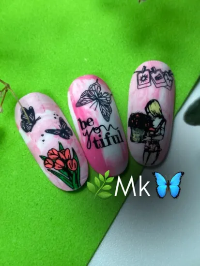 Пластина для стемпинга Enigmanic Stamping №023