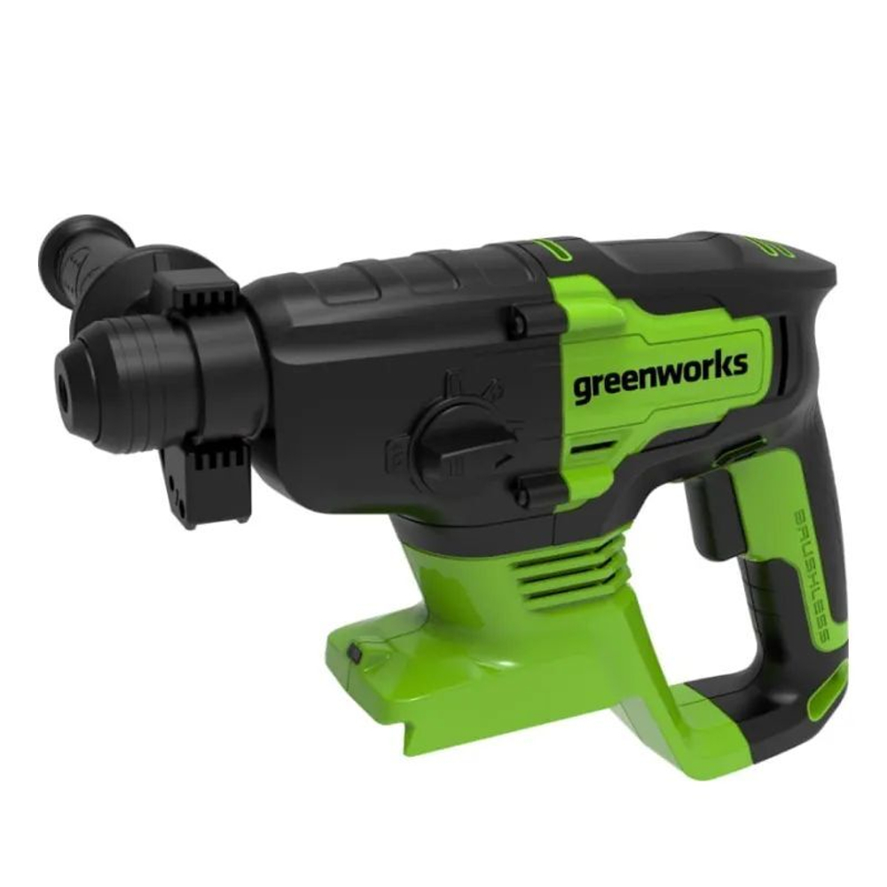 Перфоратор аккумуляторный G24HD, Greenworks 24В без АКБ и ЗУ