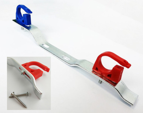 Крепеж для коллектора (красный+синий)  1"  ф/р (25/1пар)