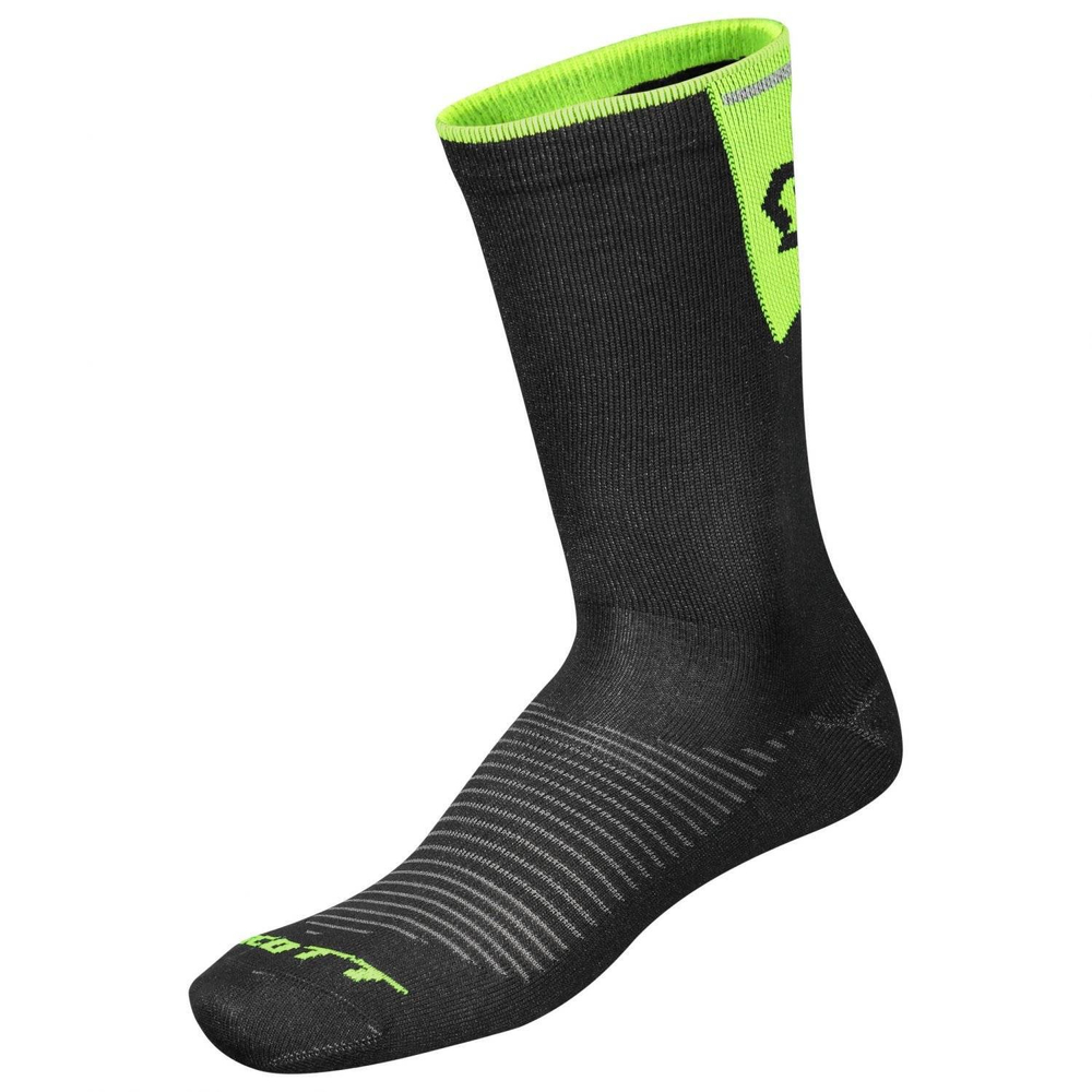 Носки SCOTT AS Road black/neon yellow (39-41)