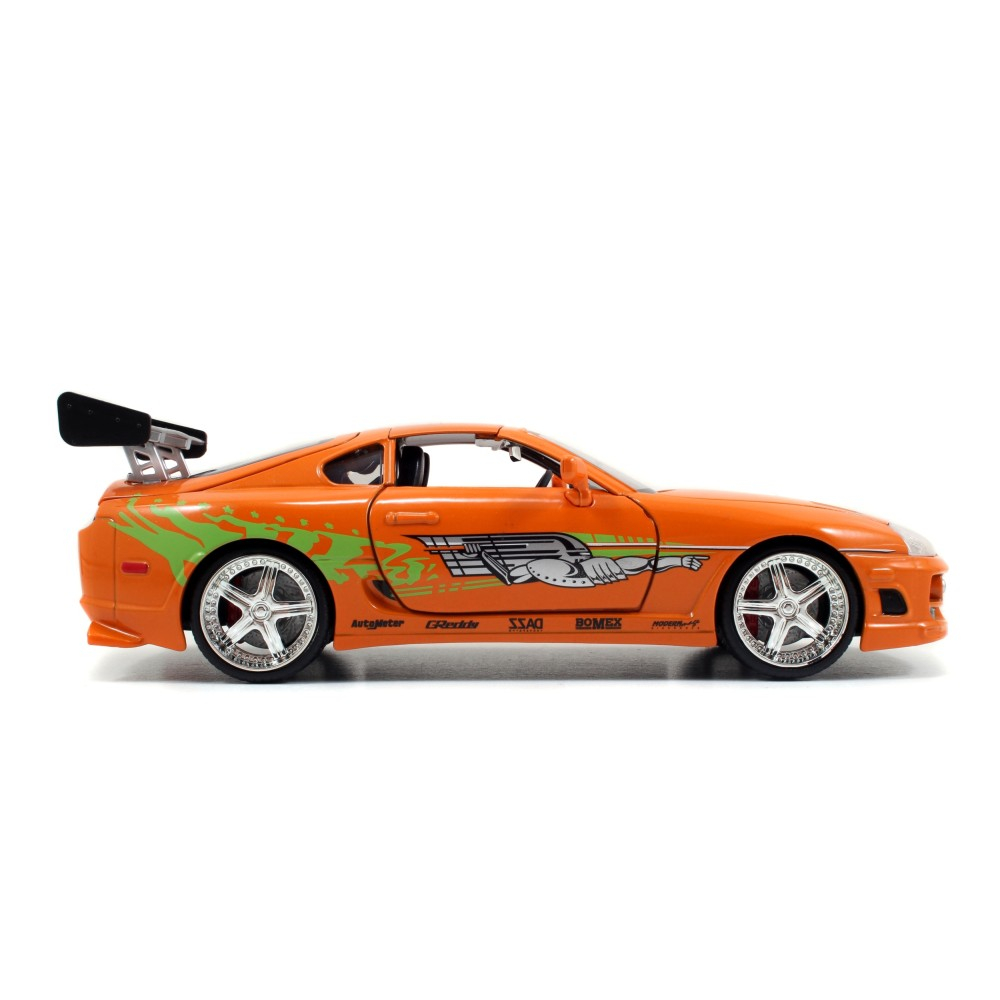 JADA Fast & Furious - Металлическая машина 1995 Toyota Supra 1:24 + фигурка Брайан О'Коннер 3307383