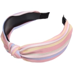Ободок для волос «ЛАФАНТАЛЬ», мятный шлейф, ширина 4см, микс 6 цветов (стикер на внутр. часть)